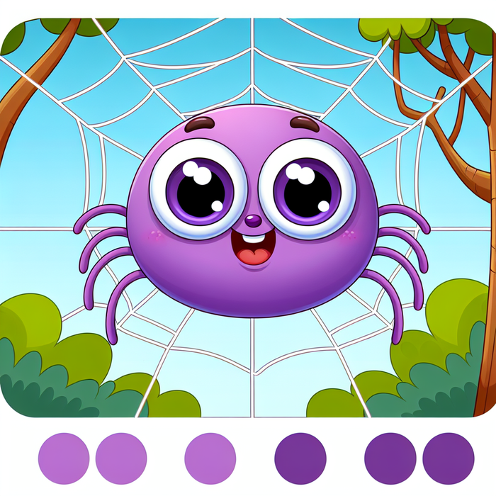 Silly Spider Paint By Diamonds Kits