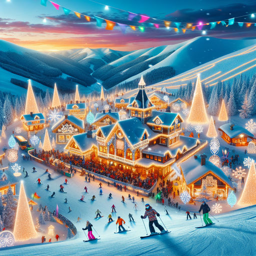 Tremblant Ski Festival Painting Diamond Kit
