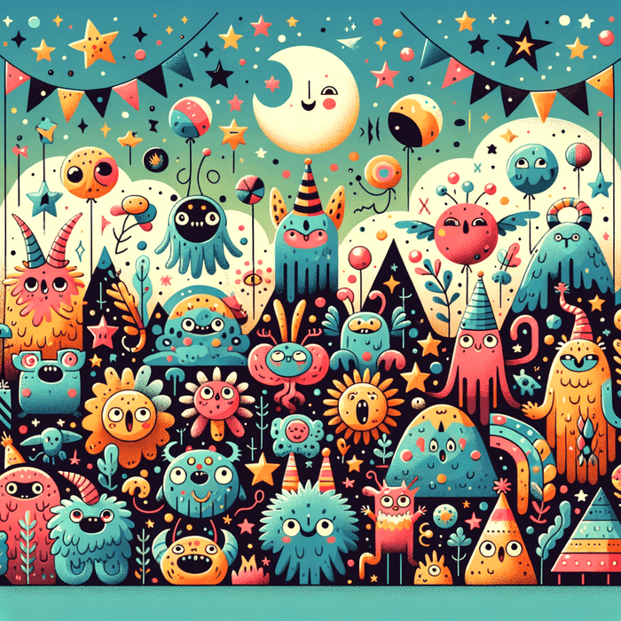 Funky Fantasy Fest Paint By Color