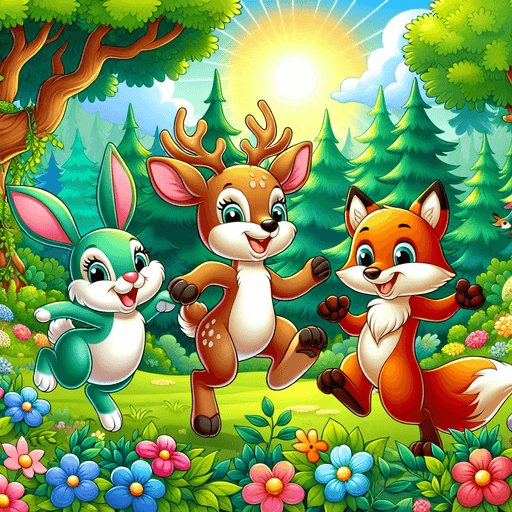Fantastic Forest Friends Paint By Color