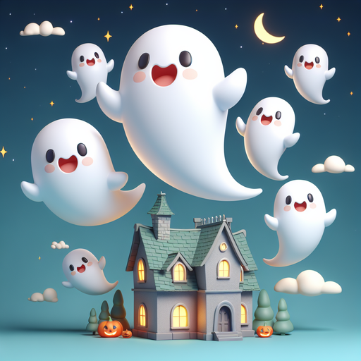 Giggly Ghosts Paint By Diamonds Kits