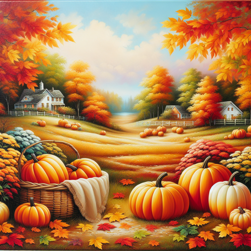 Serene Autumn Retreat Paint By Diamonds Kits