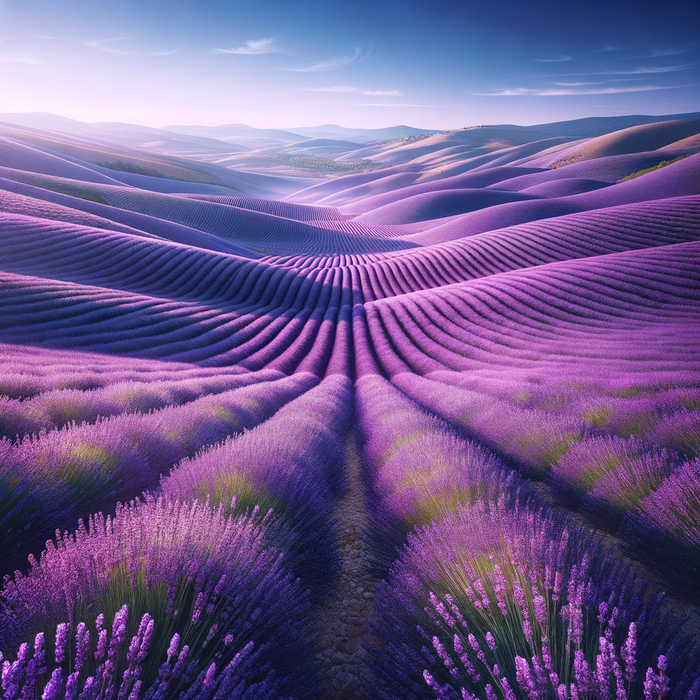 Serenity In Lavender Fields Paint By Color