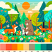 Joyful Animal Adventures Painting Diamond Kit