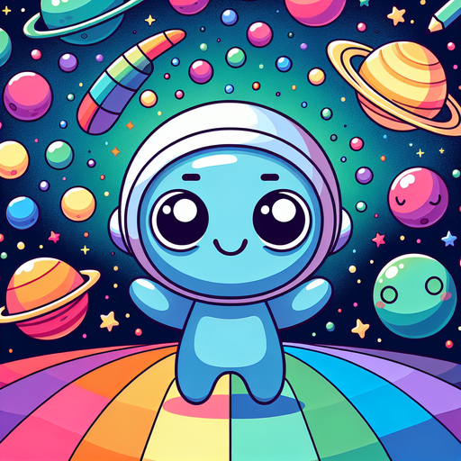 Adorable Alien Paint By Diamonds Kits