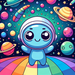 Adorable Alien Paint By Diamonds Kits