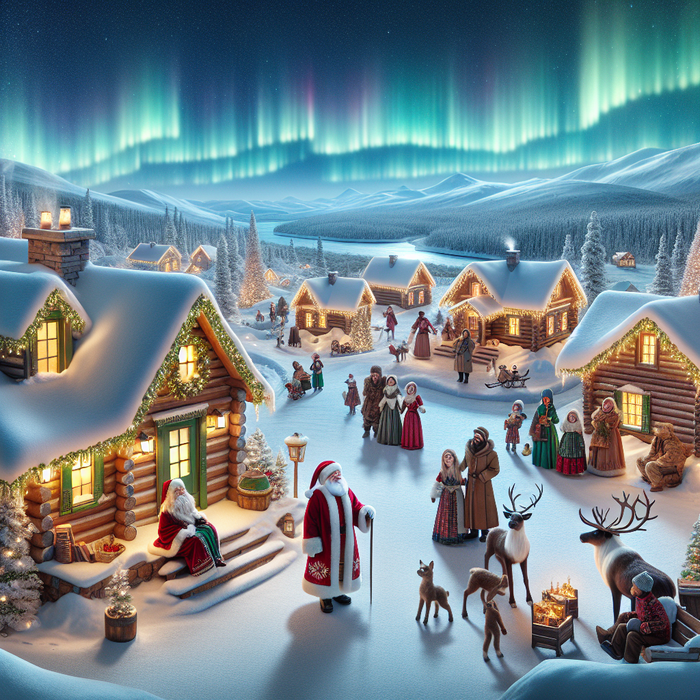 Santa Claus Village - Rovaniemi Painting Diamond Kit