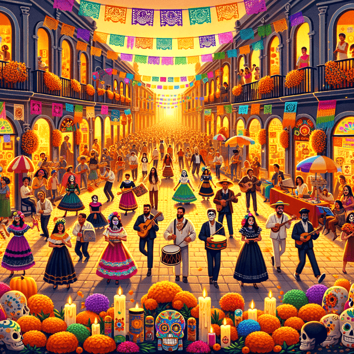 Day Of The Dead - Mexico Paint By Color