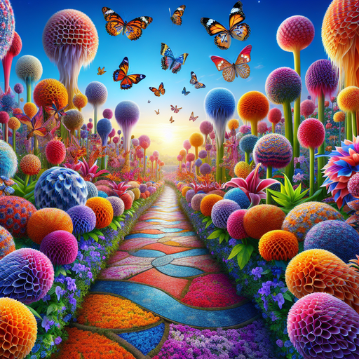 Enchanted Garden Path Paint By Diamonds