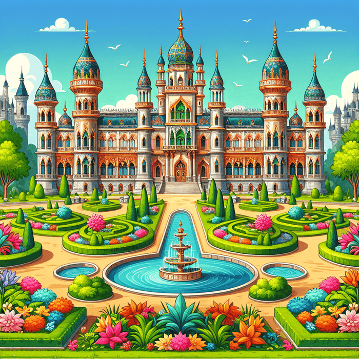 Royal Palace Dreams Paint By Diamonds Art