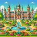 Royal Palace Dreams Paint By Diamonds Art