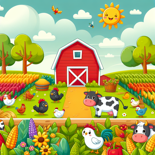 Joyful Farm Day Painting Diamond Kit