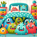 Silly Monsters Under The Bed Paint By Color