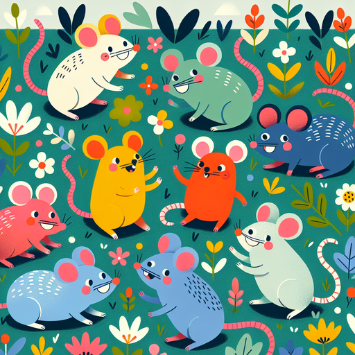 Merry Mice Diamond Painting