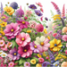 Colorful Garden Blooms Paint By Diamonds Kits