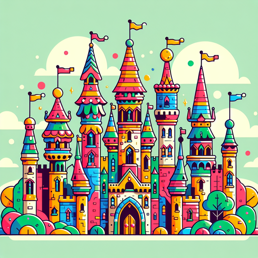 Fantasy Land Castle Paint By Diamond