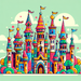 Fantasy Land Castle Paint By Diamond