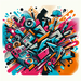 Urban Graffiti Art Paint By Color