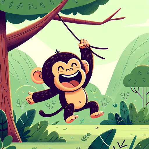 Cheerful Chimpanzee Diamond Painting