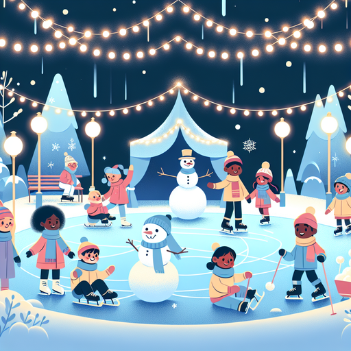 Enchanted Winter Festival Paint By Diamonds Art