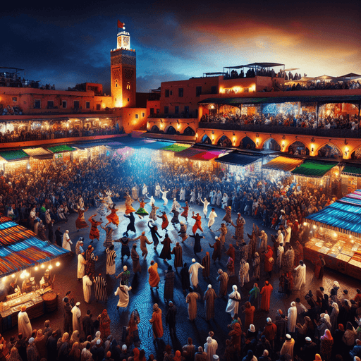 Marrakech Popular Arts Festival Diamond Painting