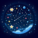 Starry Night Sky Gaze Paint By Diamonds Art