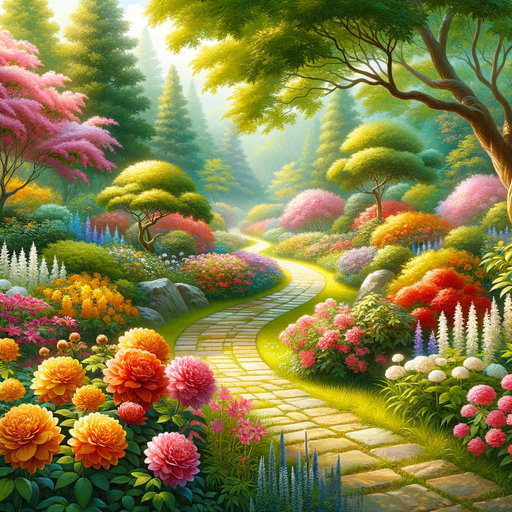 Wondrous Garden Pathway Paint By Color