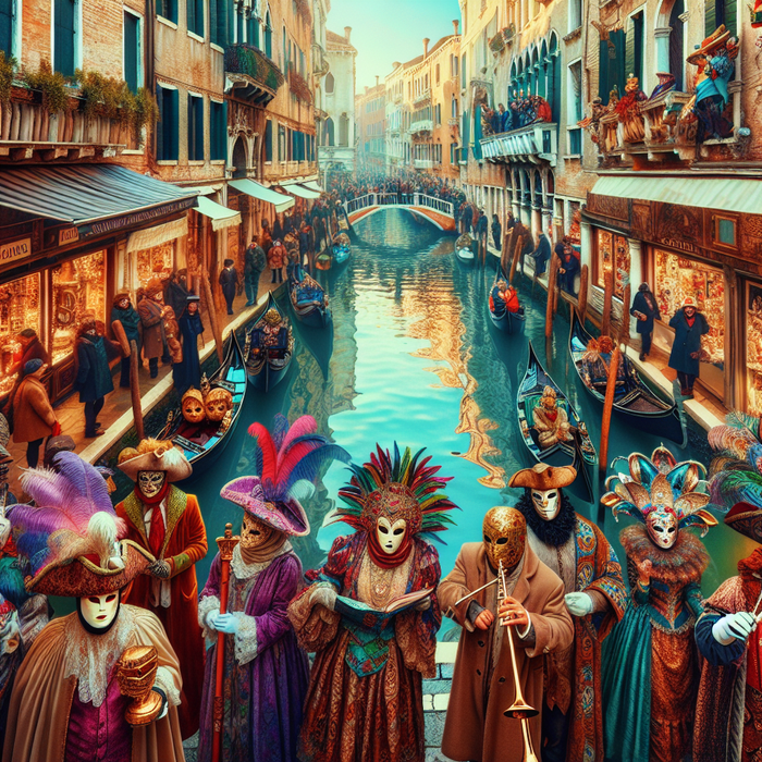 The Carnival Of Venice - Italy Diamond Painting