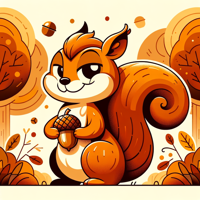 Sneaky Squirrel Paint By Diamond