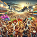 Midsummer Carnival - Rio De Janeiro Painting By Diamonds Kit