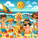 Sunny Summer Splash Paint By Color