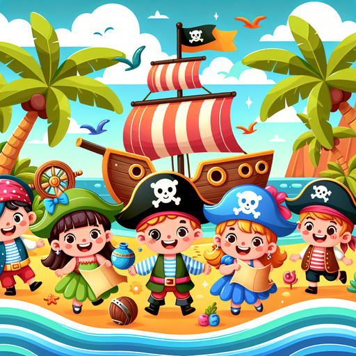 Adventures Of Little Pirates Paint By Diamonds