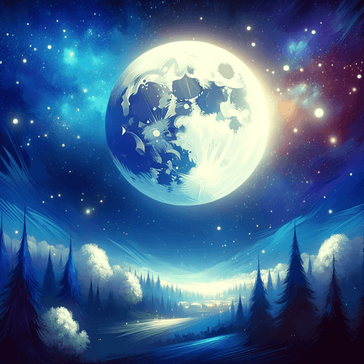 Celestial Moonlight Scene Diamonded Painting Kits