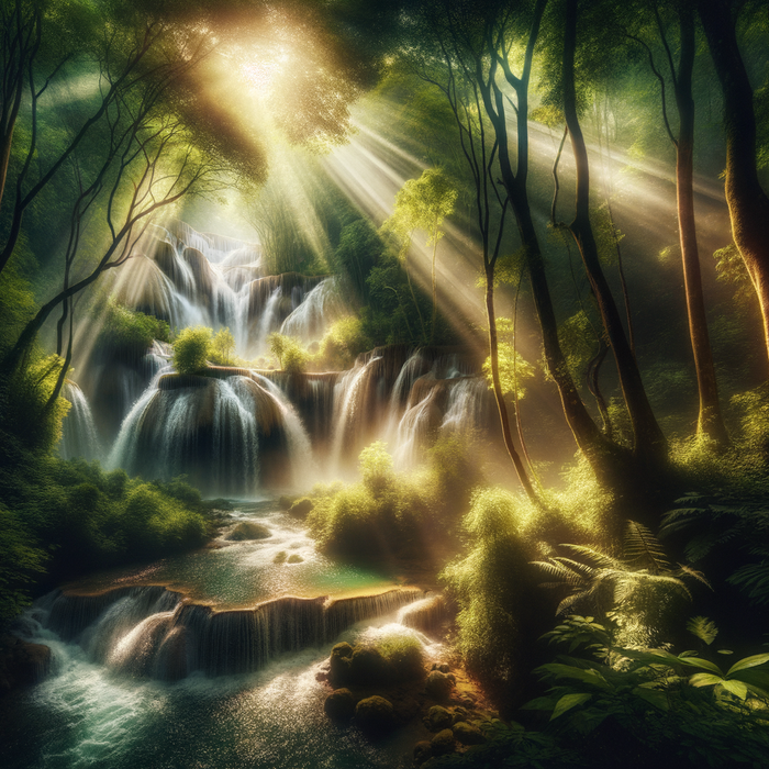 Mystic Waterfall Paint By Diamonds Kits