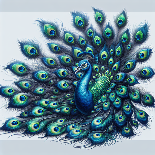 Royal Peacock Glory Diamond Painting