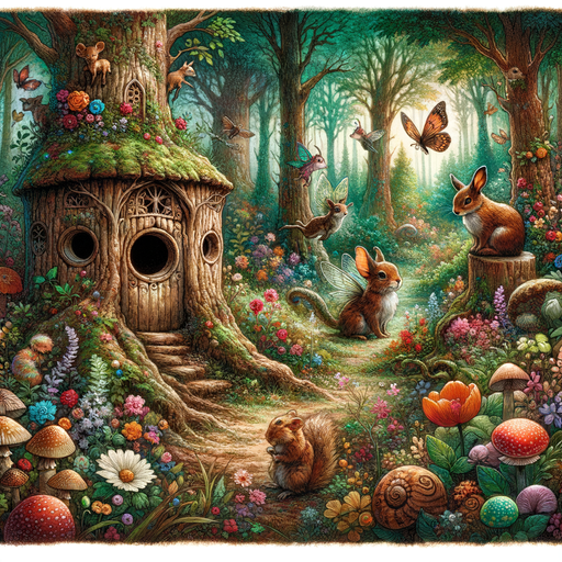 Woodland Fairy Tale Paint By Color