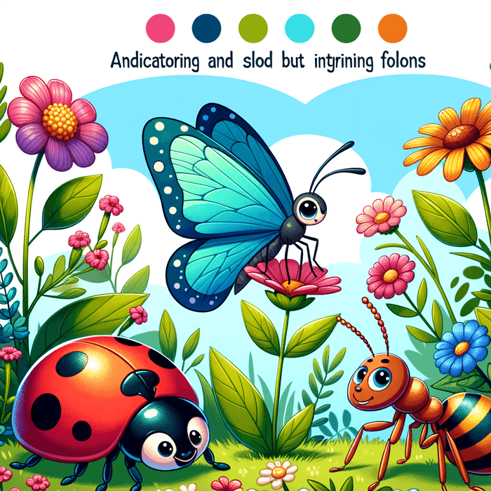 Backyard Bug Hunt Paint By Color