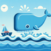 Whale Watching Ocean Tour Paint By Diamond