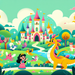 Whimsical Fairytale Kingdom Diamonded Painting Kits