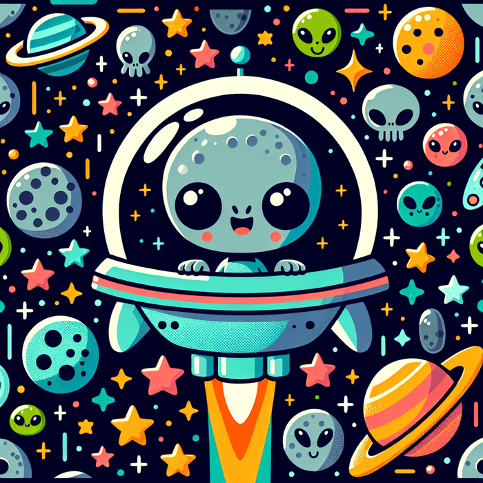 Friendly Space Crew Paint By Diamonds Art