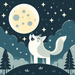 Wandering Wolf Paint By Diamond