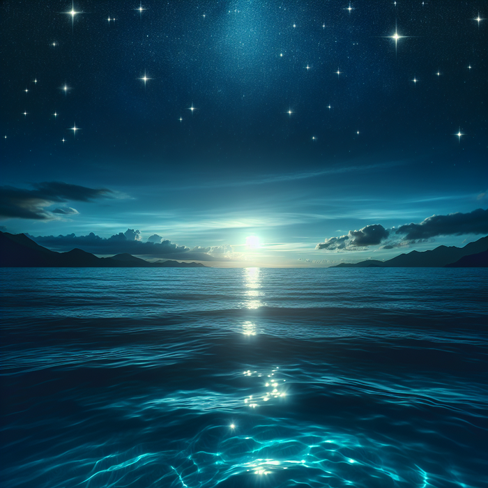 Starlit Ocean Paint By Color