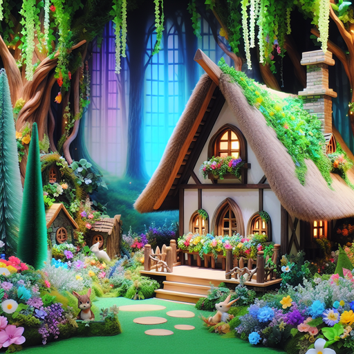 Magical Fairytale Cottage Paint By Diamonds