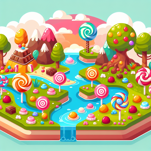 Adventure In A Candy Land Paint By Diamonds Art