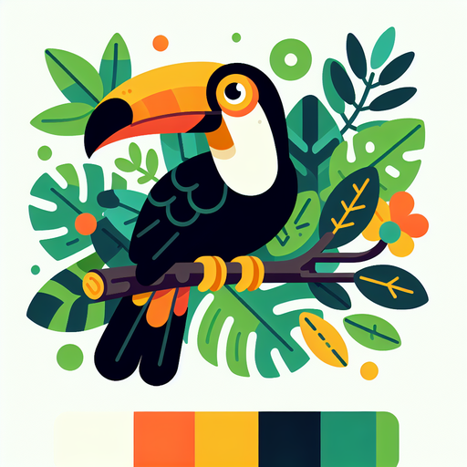 Tropical Toucan Talk Paint By Diamonds Art