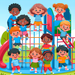 Friendly Jungle Gym Paint By Diamonds Art