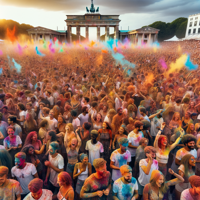 Festival Of Colors - Berlin Paint By Color