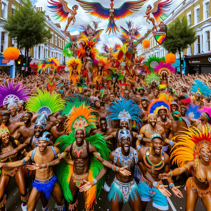 Carnival Of Notting Hill - United Kingdom Painting Diamond Kit