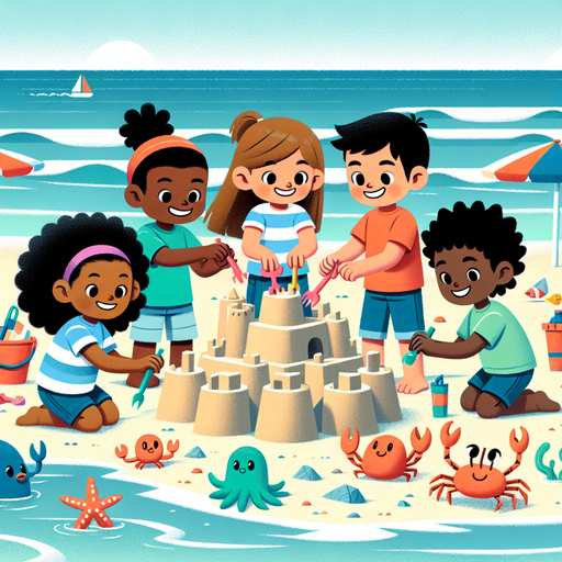 Seaside Sandcastle Fun Diamonded Painting Kits