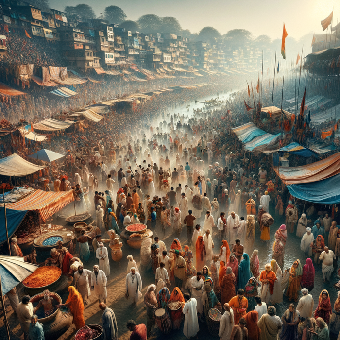 Kumbh Mela Paint By Diamond